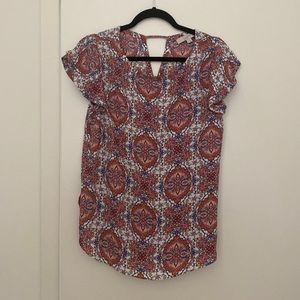 Loft Short Sleeve Blouse